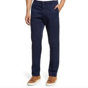 AG Adriano Goldschmied Marshall Slim Chino Pants Navy 34x34 Stretch